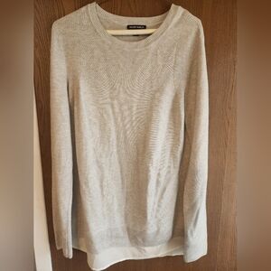 Hilary Radley Soft Gray Sweater